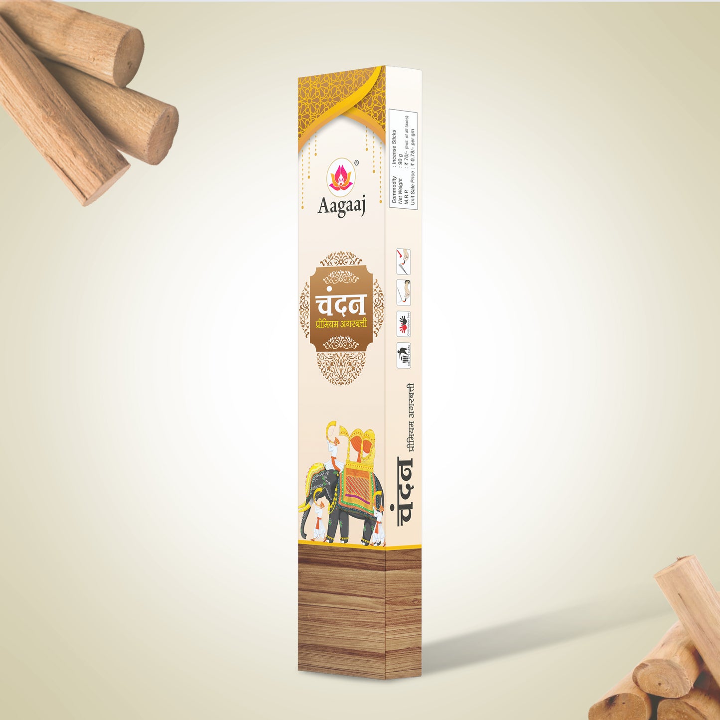 Chandan White Stick 90G
