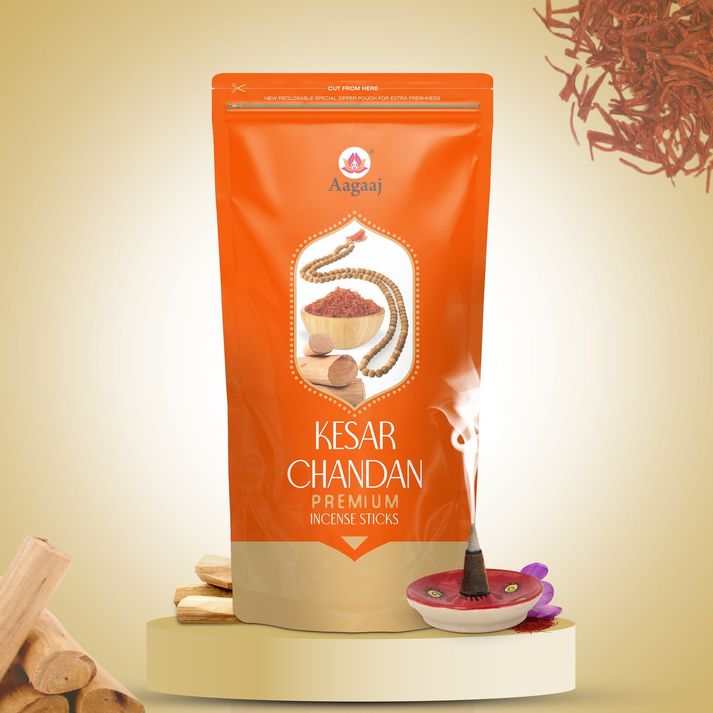kesar Chandan Zipper 115G