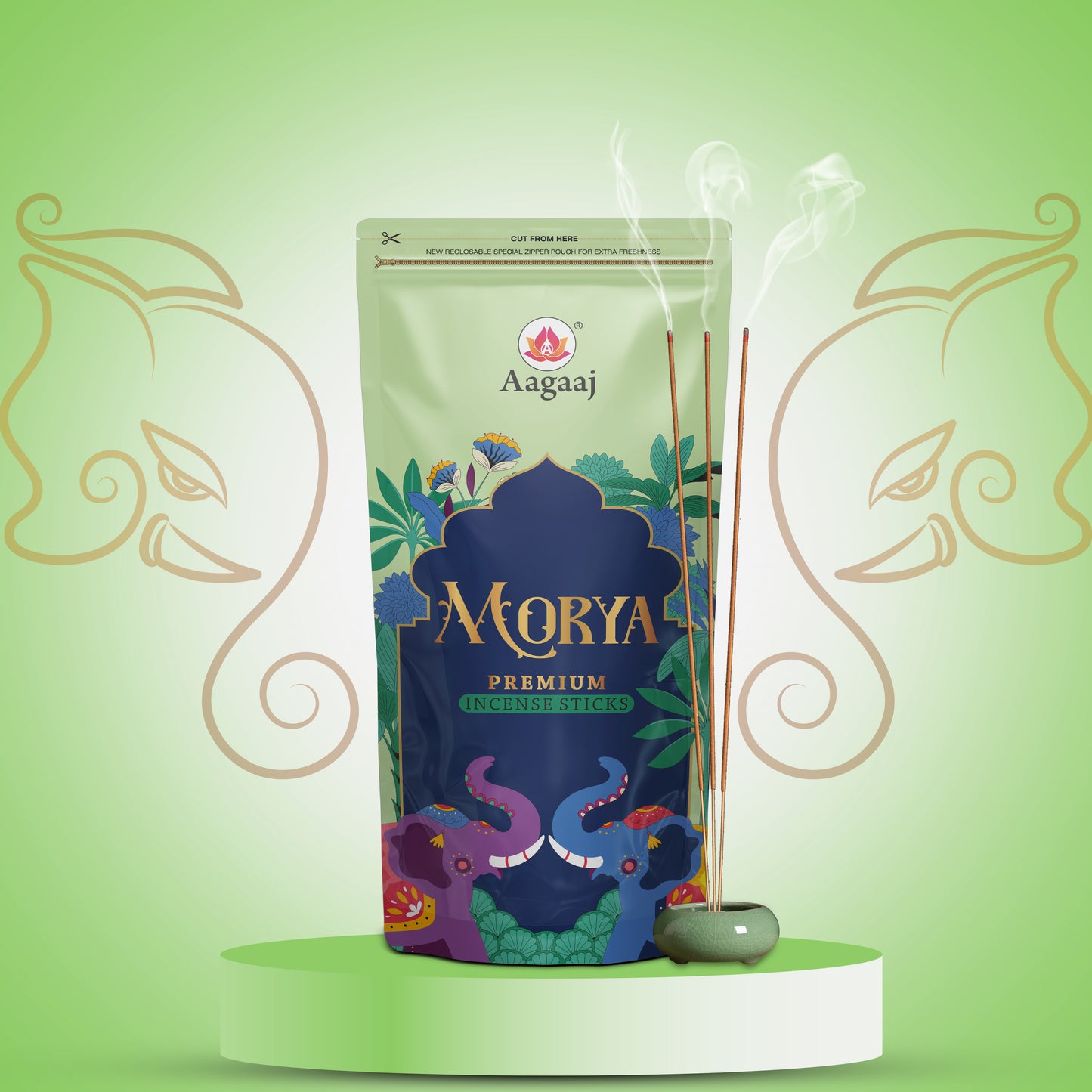 Morya Zipper 100G