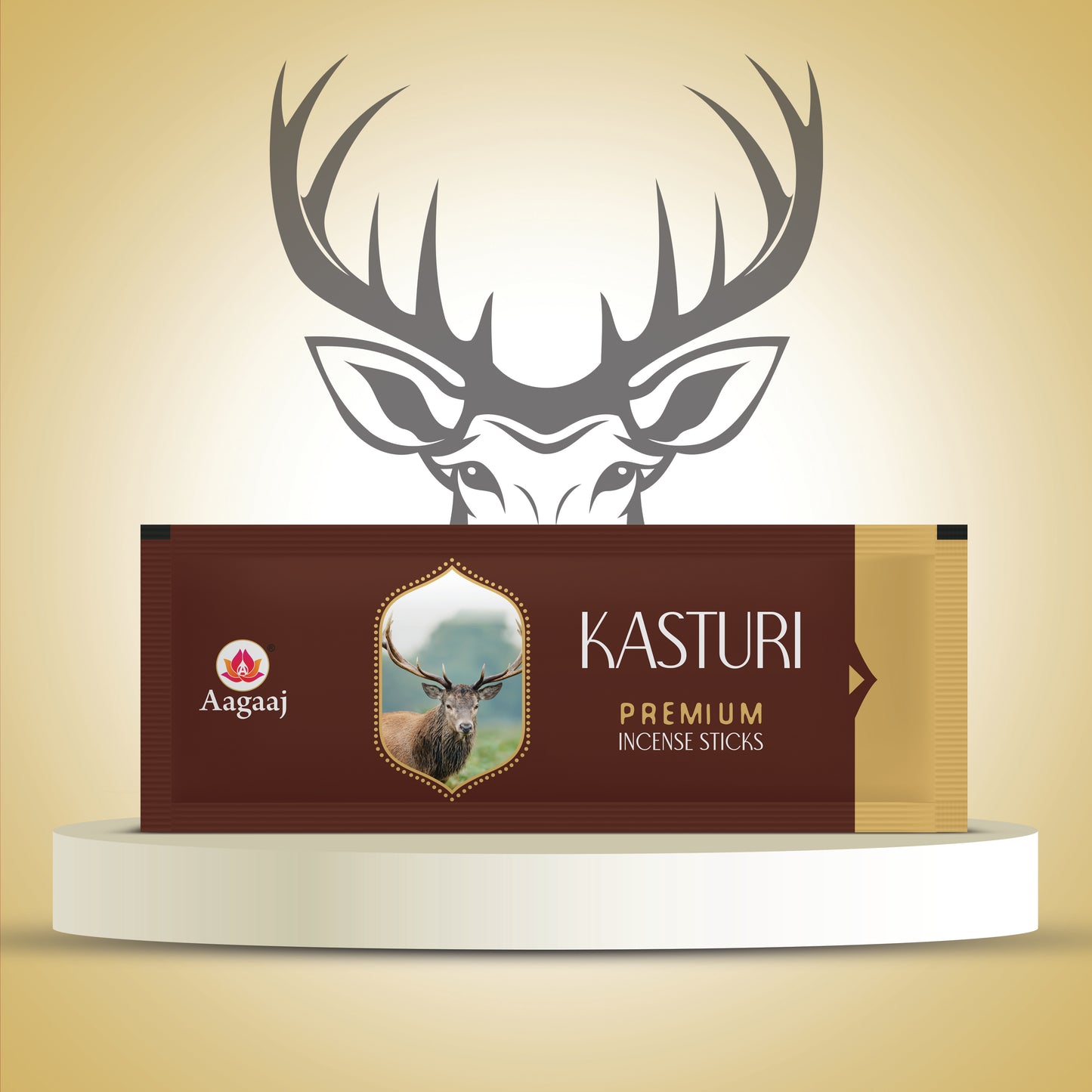 Kasturi White Stick 15 Sticks