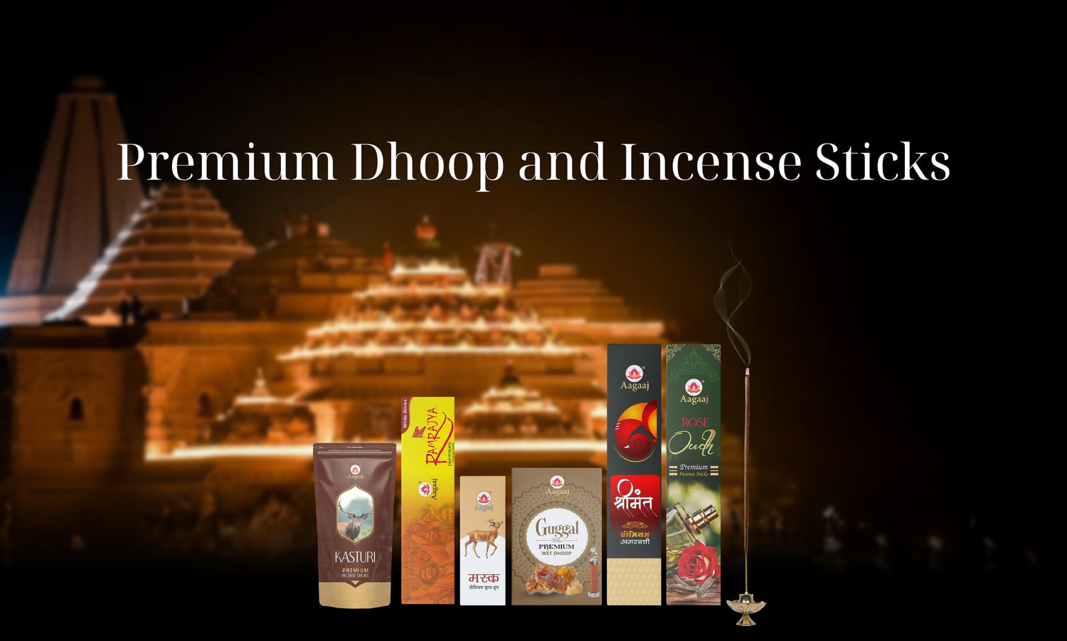 Premium Dhoop and Incense Sticks