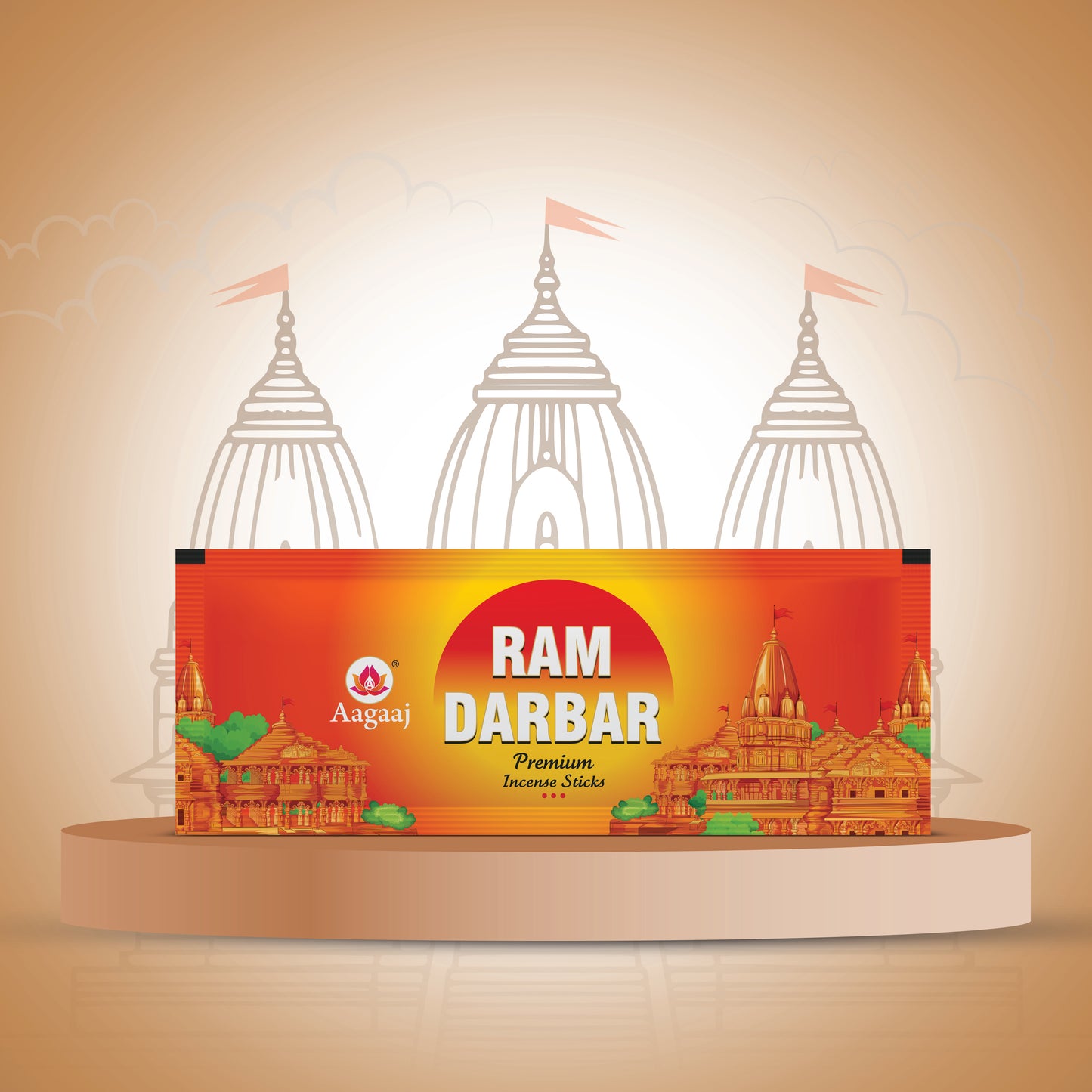 Ram Darbar White Stick 15 Sticks